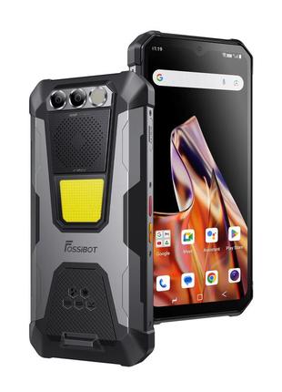 Захищений смартфон fossibot f106 pro 8/256gb black night vision nfc потужна батарея 12000 маг