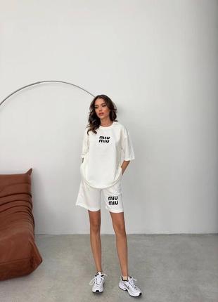 Костюмы с шортами miu турция