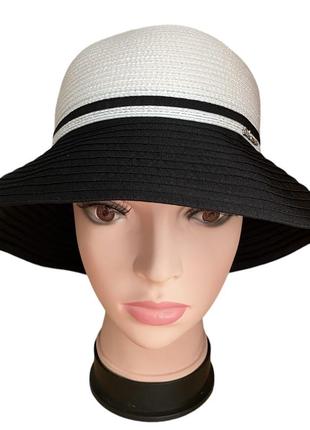 Шляпа середине поле ,комбинована,,легко складаеться