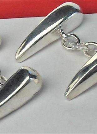 Запонки срібло 925 проба 29,29 грама англія