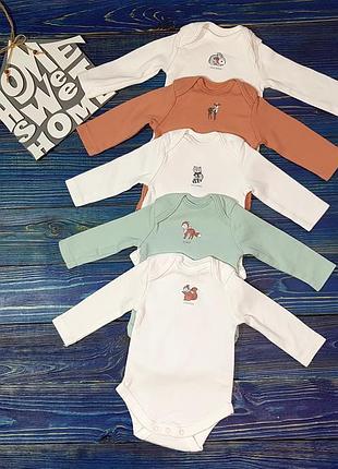 Набор боди✨ с длинным рукавом для новогоднего на 0-1 месяц c&amp;a поштучно