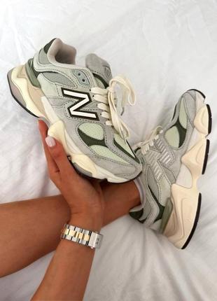 Женские кроссовки нью беланс 9060 премиум / new balance 9060
« olivine » premium