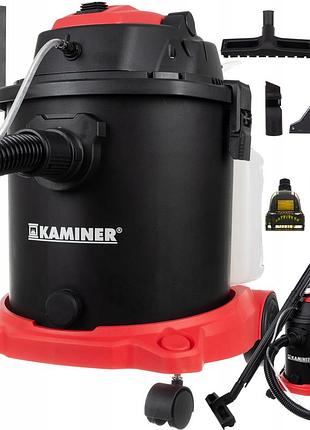 Миючий пилосос 20л kaminer 23918 1600w з набором насадок