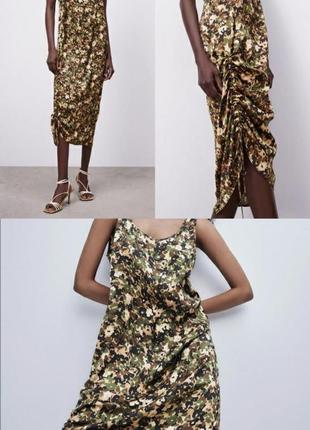 Zara сукня міді плаття