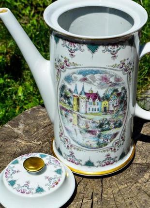 Восхитительный коллекционный чайник,заварник! жозефина! чехословакия!