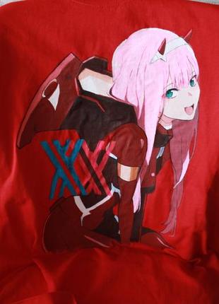 Zero two аніме футболка зеро ту