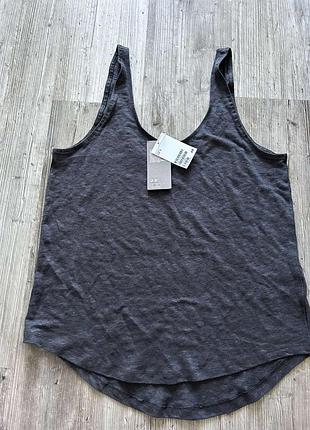 Майка новая женская h&m размер s лен