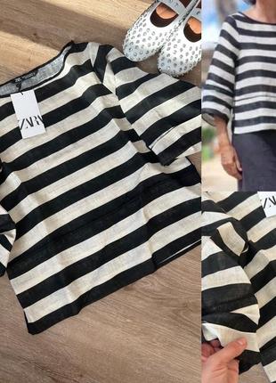 Блуза майка футболка zara
