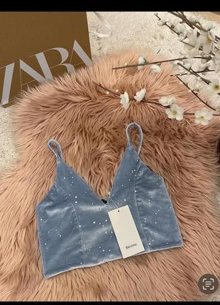 Майка топ bershka