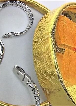 Браслет срібло 925 проба 9,45 грама довжина 20 см