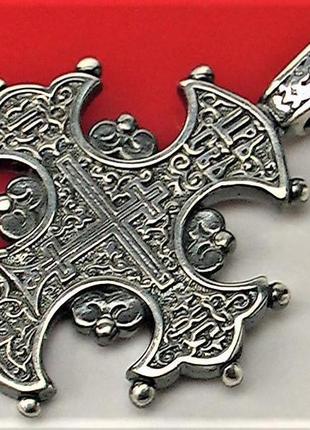 Крестик серебро 925 проба 4,04 грамма пробу не видно