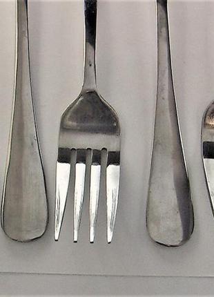 Набір вилки 6 штук ножі 6 штук неіржавка сталь stainless steel 18/10 grace