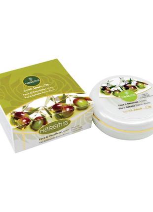 Оливковый крем для лица и зоны декольте harems 125 ml3 фото