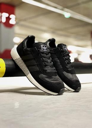 Кроссовки adidas marathon "white black"