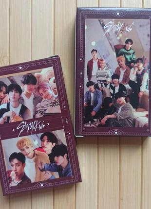 Ломо карты lomo cards stray kids 30 карт стрей кидс (коричневі)1 фото