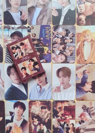 Ломо карты lomo cards stray kids 30 карт стрей кидс (коричневі)2 фото