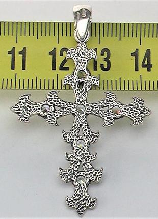 Крестик серебро 925 проба 5,45 грамма