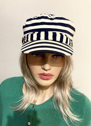 Фуражка кепка в полосу