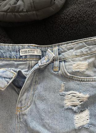 Джинсові шорти zara 2