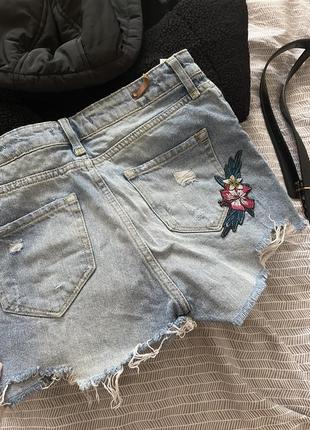 Джинсові шорти zara 3
