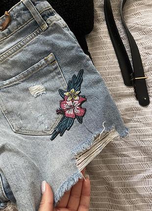 Джинсові шорти zara 4