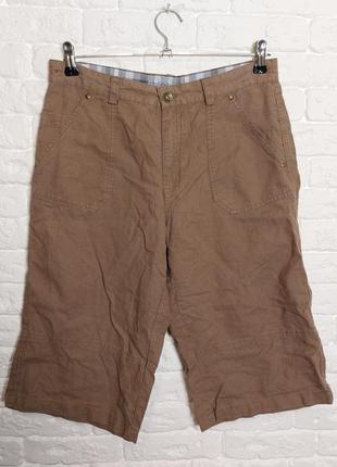 Фирменные льняные бриджи 12-13 лет