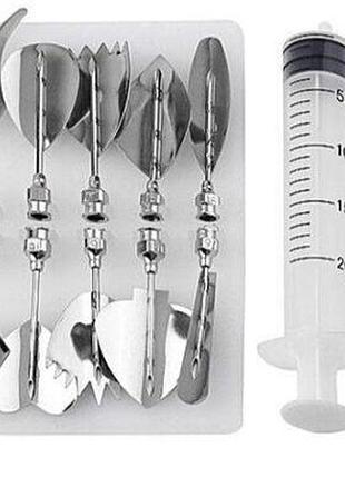 Шприц кондитерский с насадками frico fru-1054 11 предметов trn