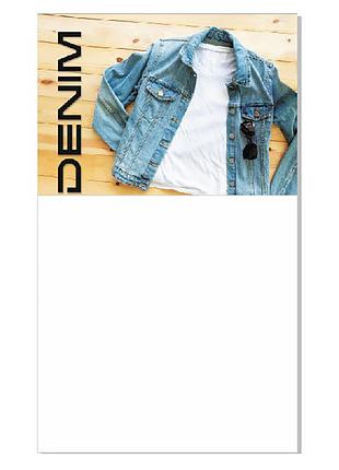 Блокнот на магните denim "джинс" kt30072107, 30 листов