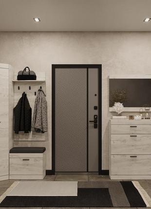 Передпокій комплект еверест соната 8 дуб крафт білий