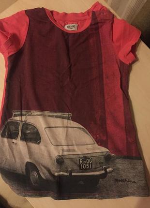 Футболка moschino 12-18 міс оригінал
