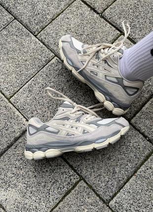 Premium 🔝 кроссовки footwear asics contend 6 gs 1014a086 pink glo piedmont grey9 фото