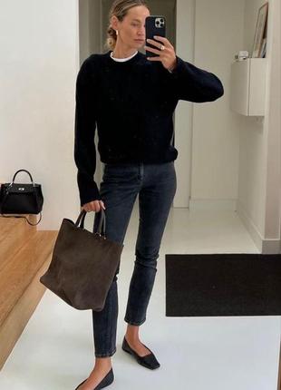 Женские серые джинсы скинни zara
