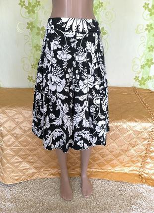 Хлопковая юбочка со складками