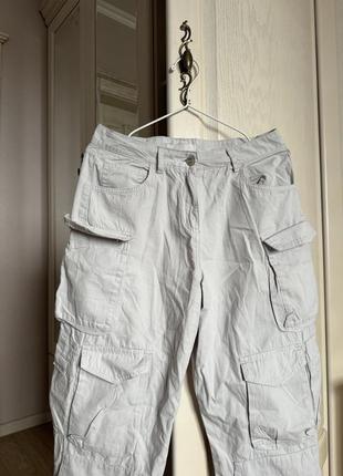 Нові круті широкі світло-сірі штани для хіп-хопу hip-hop new yorker2 фото