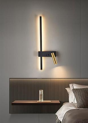 Бра led 27569 черный 50х16х10 см. trn trn