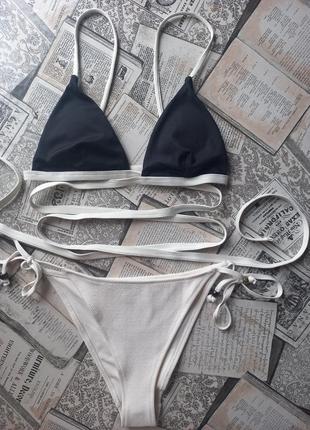 Купальник 70а 42 primark h&m в рубчик евро 34/36