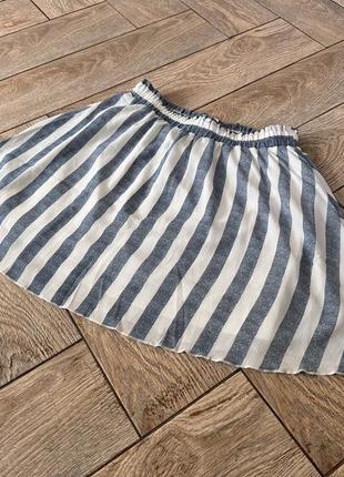 Юбочка в полоску