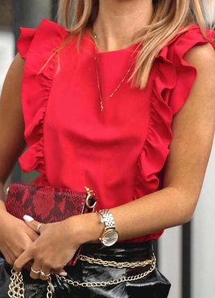 Красивая красная блузка s❤️