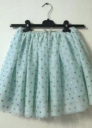 Спідниця h&m колір tiffany 122-128