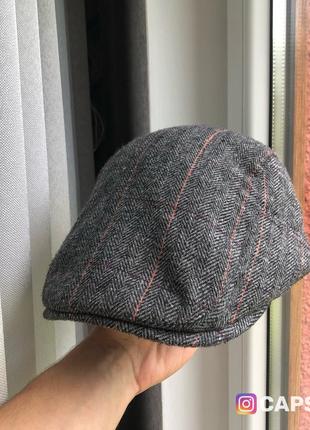 Harris tweed кепка жиганка