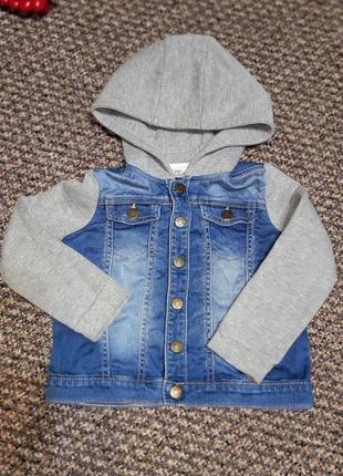 Джинсова кофтинка худі