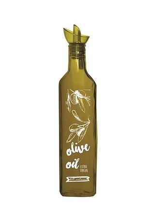 Пляшка для олії herevin oil&vinegar bottle-green-olive oil