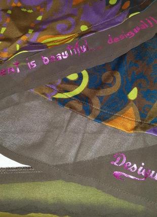 Оригинальная блузка туника desigual, made in spain, 💯 оригинал, молниеносная отправка