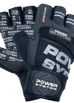 Рукавички для фітнесу power system ps-2800 power grip black m