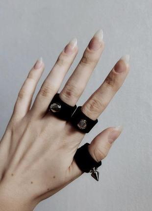 Каблучка з шипом gothic rock lolita , witchcore опиум drain дрейн killstar dollskill harajuku