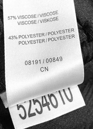 Eur 40 новая юбка натуральная вискоза свободная черная воланы на резинке резинка5 фото