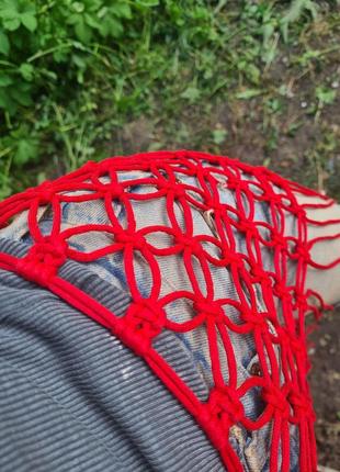 Хустка у техніці макраме