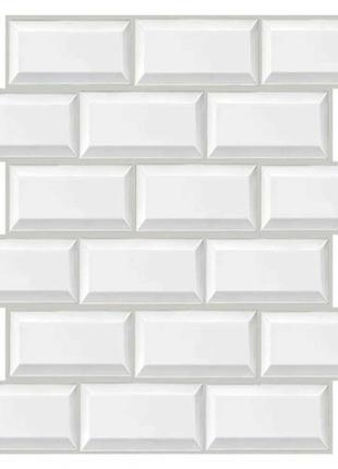 Декоративная пвх плитка на самоклейке кирпич 300х300х5мм, цена за 1 шт. (спп-501) sw-00000665