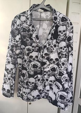 Піджак карнавальний череп - xl