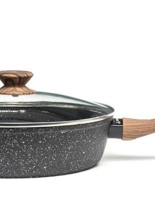 Сотейник із кришкою holmer natural df-42828-famwl 28 см 3.8 л